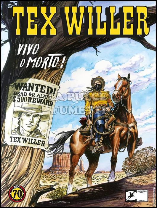 TEX WILLER # 1: VIVO O MORTO!